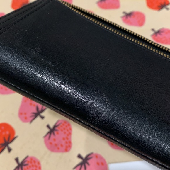 Fossil black leather wallet EUC - Picture 9 of 10